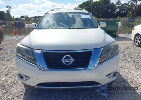 2014 Nissan Pathfinder Platinum from USA, damaged, VIN 5N1AR2MM7EC630537